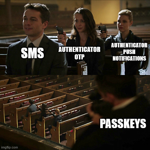 Multi-factor authentication meme